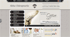 Desktop Screenshot of abitachiropractic.com